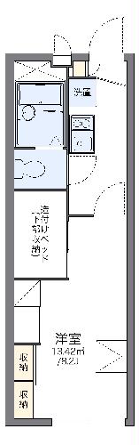 レオパレススターチスⅠの間取り