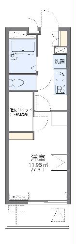 レオパレスグラシアスの間取り