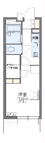 レオパレス道明町の間取り