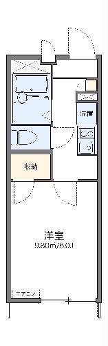 レオパレスV Fieldの間取り