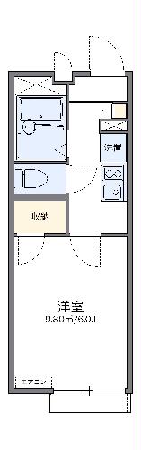 レオパレスV Fieldの間取り