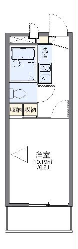 レオパレスアネックス2大橋の間取り