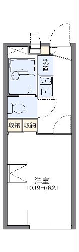 レオパレス鹿之助の間取り