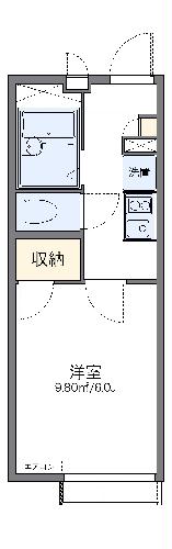 レオパレスエレガンテⅡの間取り