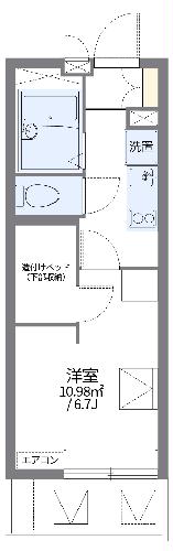 レオパレス氷川の間取り