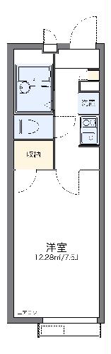 レオパレス唐沢の間取り