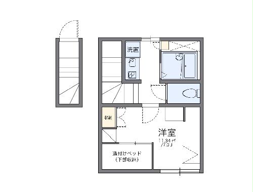 レオパレスロブレの間取り