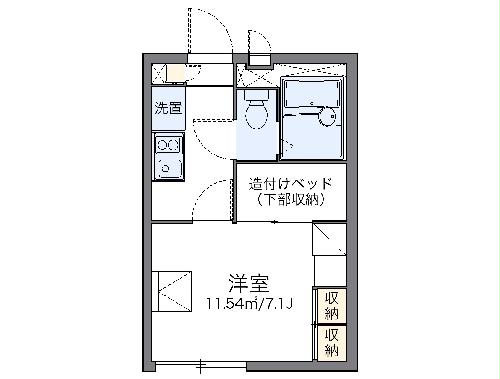 レオパレスパルティールの間取り