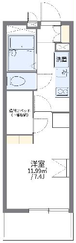 レオパレスグランノーブルの間取り