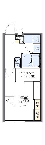 レオパレスグランビューⅡの間取り