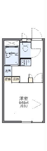 レオパレスグローリーBの間取り