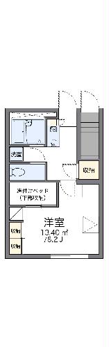 レオパレスP930の間取り