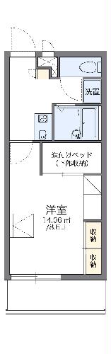 レオパレスアニマートの間取り