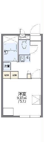 レオパレストリニの間取り