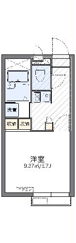 レオパレス時Ⅱの間取り