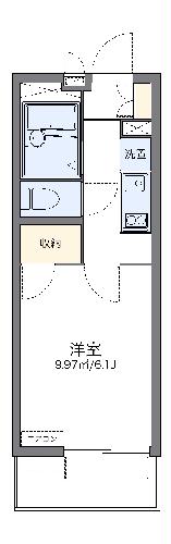 レオパレスラッキーの間取り