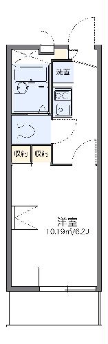 レオパレスAmourⅡの間取り