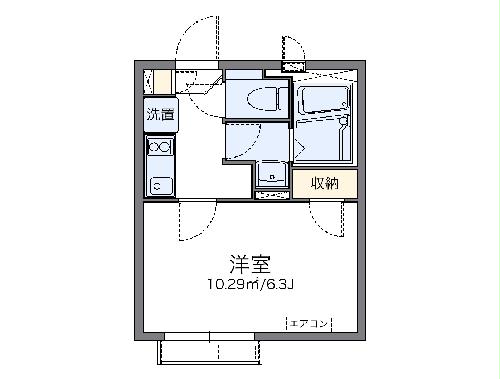 レオネクストブラウンハイツの間取り