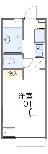 レオパレスフォーブル下馬の間取り