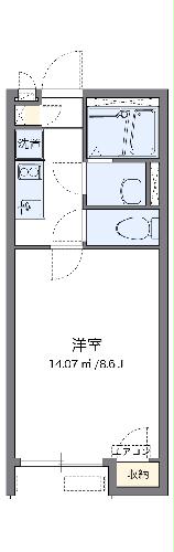 レオネクスト百合Ⅱの間取り