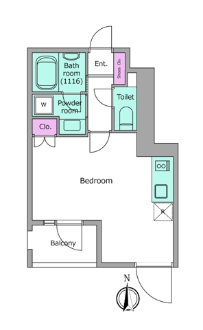 下落合の完工年月(2026年4月)築の賃貸マンションの間取り