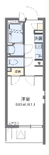 クレイノNAKAMURAの間取り