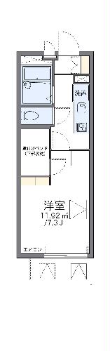 レオパレス中島町の間取り