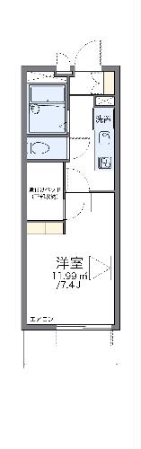 レオパレス中島町の間取り
