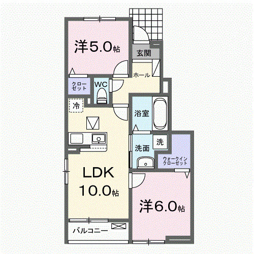 スカイグランデⅠの間取り