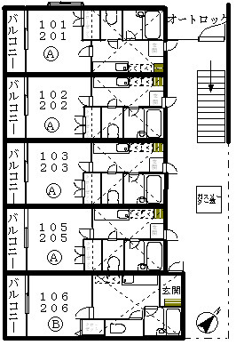 グランデ・ハナブサの間取り
