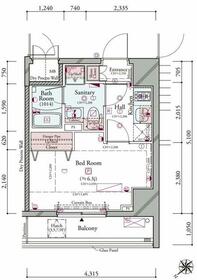 コンシェリア横濱蒔田公園の間取り