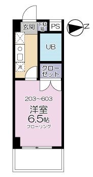 ヴィラ幸の間取り