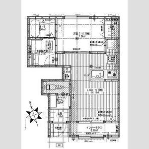 リーブルファイン大治田Ⅲ 2号棟の間取り