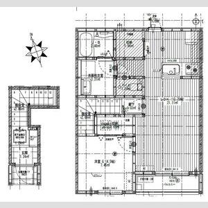 リーブルファイン大治田Ⅲ 2号棟の間取り