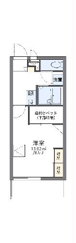 レオパレス日野OGMⅢの間取り
