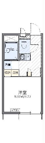 レオパレスアマランサスの間取り
