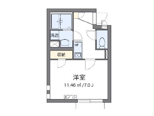 クレイノクラウドⅢ本郷の間取り