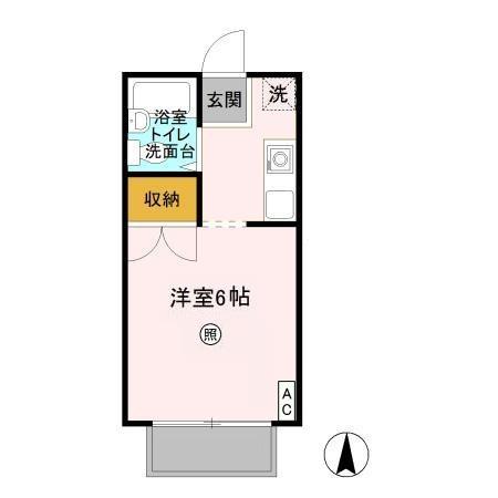 グリーンプラザ Bの間取り