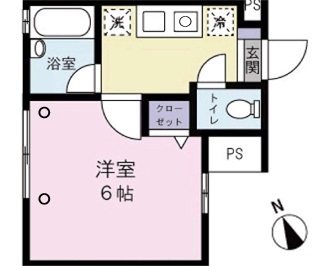 グランシャレー日暮里の間取り