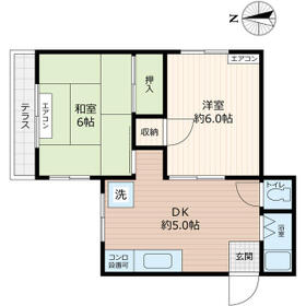 パレスハイツの間取り