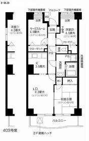セレス 菅田の間取り