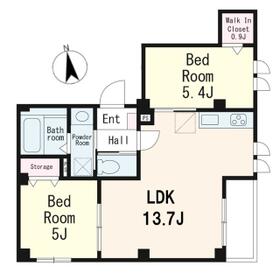 Renalle白金の間取り