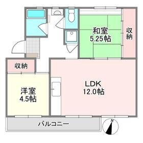 草加旭町団地18号棟の間取り