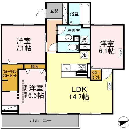 Green Linksの間取り