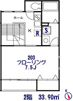 メゾンドクレール吉祥寺の間取り