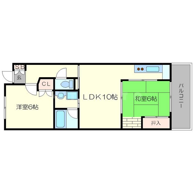 クリスタルシャトウの間取り