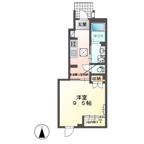 シェルル・スターテラス安久路Ⅱ(仮)の間取り