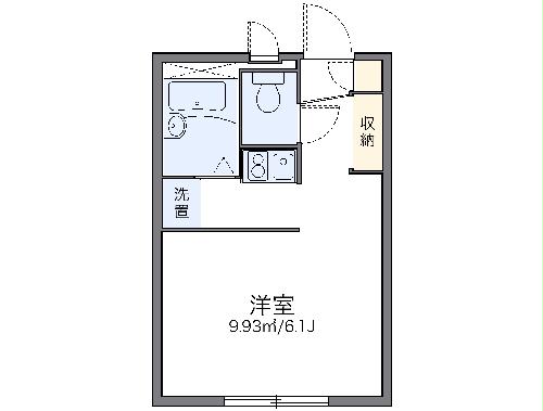 レオパレスサンハイムBの間取り