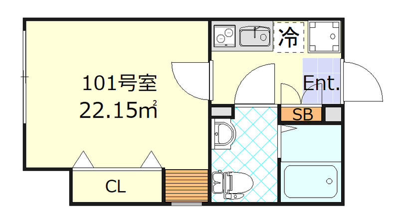 ルノンフォレスト羽田の間取り
