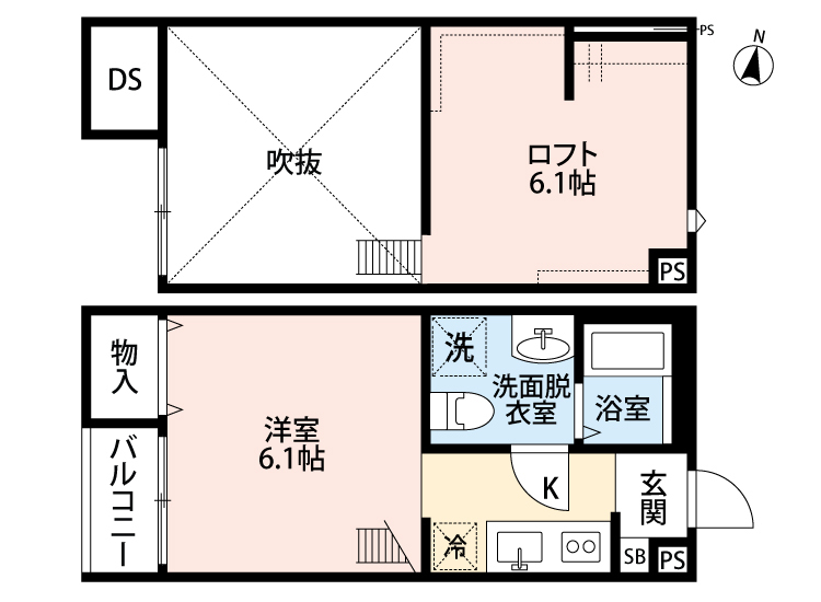 Gluck 大宮公園(グリュックオオミヤコウエン)の間取り